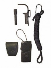 Фонарик, веревка с подсумками