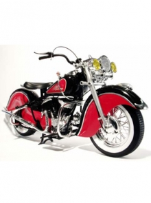 Мотоцикл 1948 Indian Chief red-black