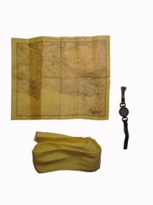 Карта, шарф и компас