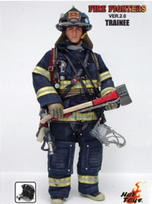 Пожарный стажер в масштабе 1:6
